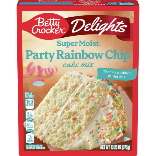 Betty Crocker Rainbow Bit Cake Mix 375g