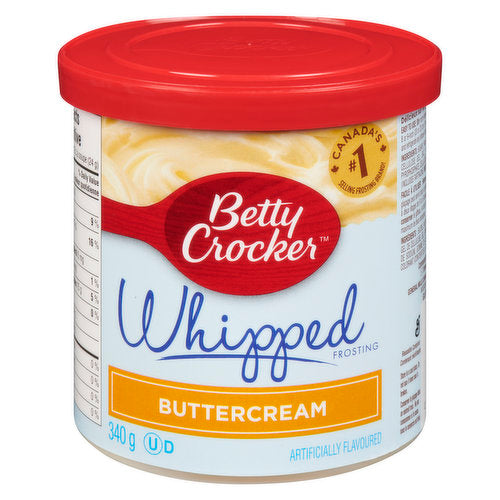 *Betty Crocker Whipped Frosting Buttercream 340g