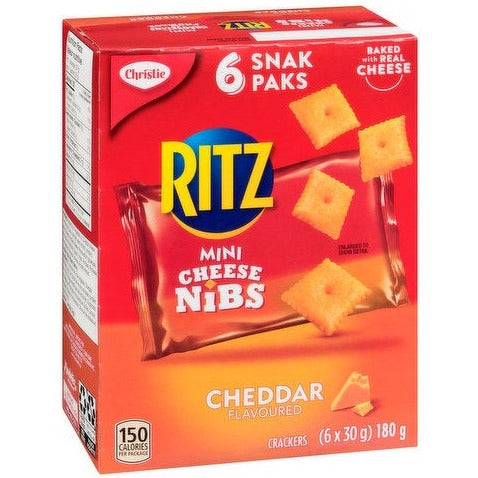 Christie Ritz Mini Cheese Nibs 6x30g