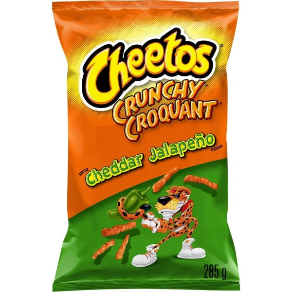 Cheetos Crunchy Cheddar Jalapeno 285g