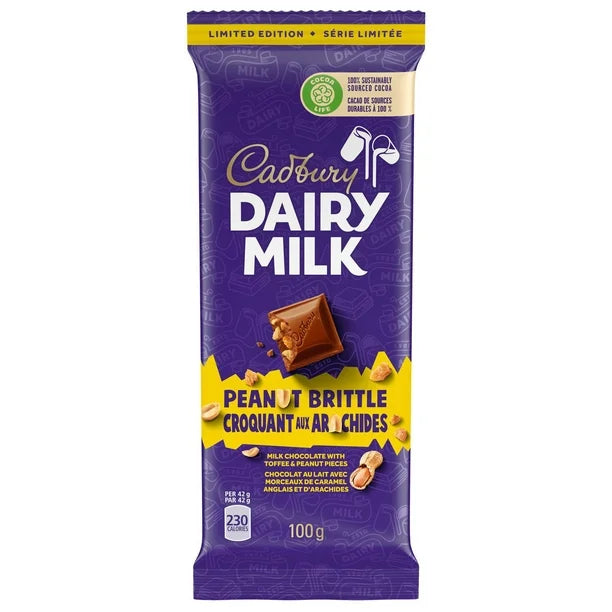 Cadbury Dairy Milk Peanut Brittle 100g