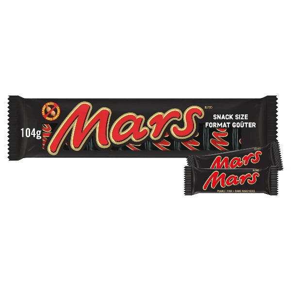 Mars Original Fun Size 8 Pack Chocolate Bars 104 g