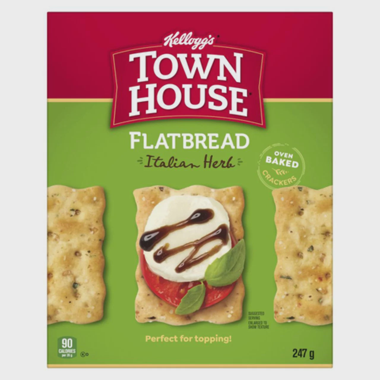 Town House Italian Herb Flatbread Crackers 247 g