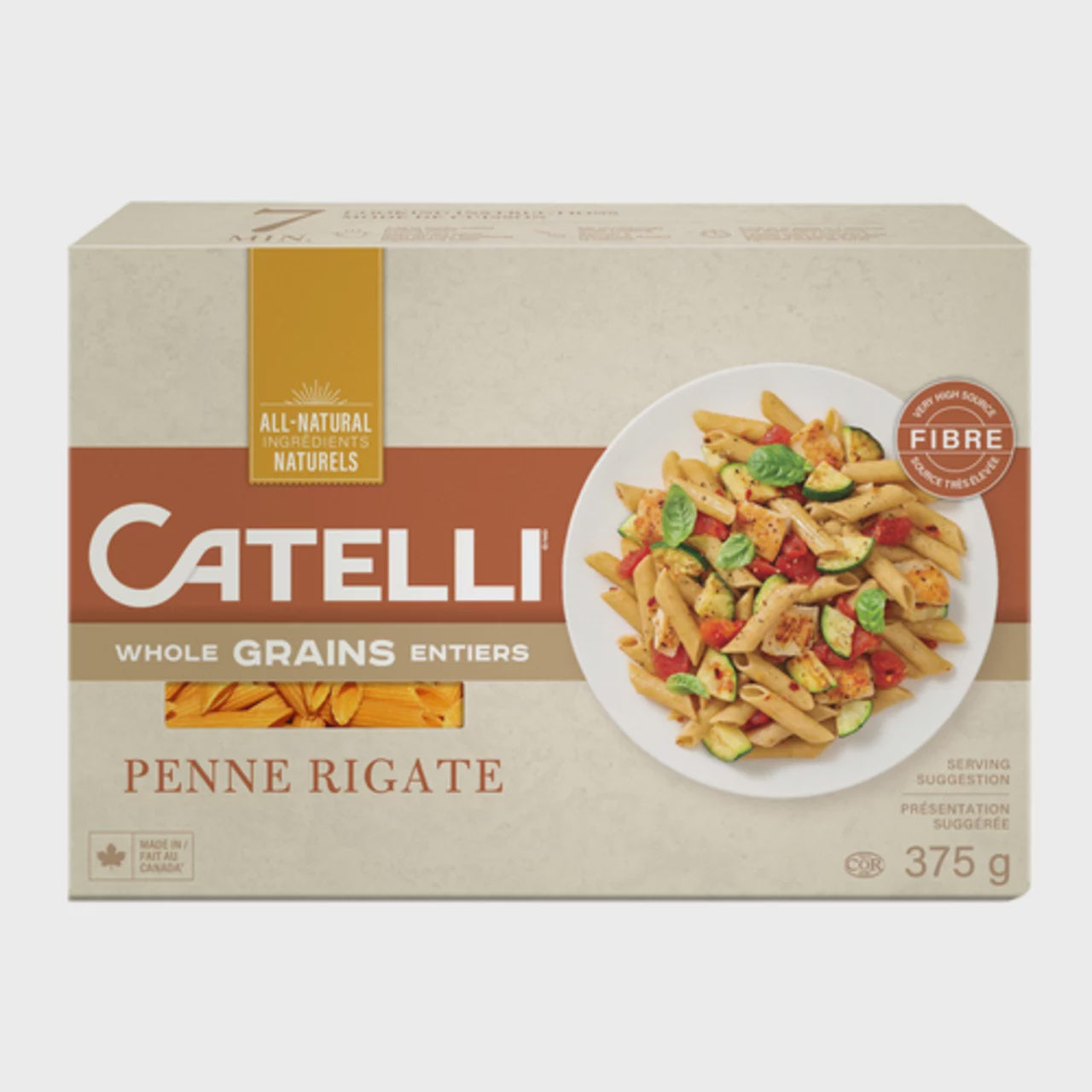 Catelli Whole Grains Penne Rigate 375g