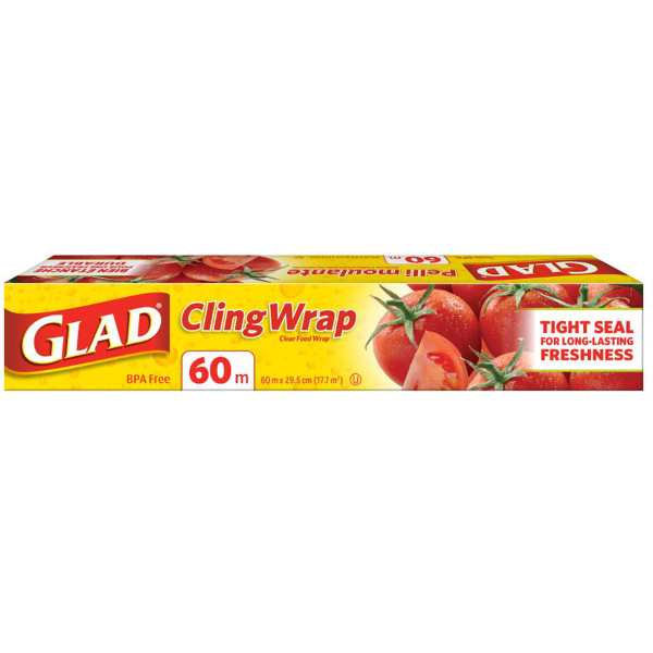 Glad Cling Wrap Plastic Wrap 60m