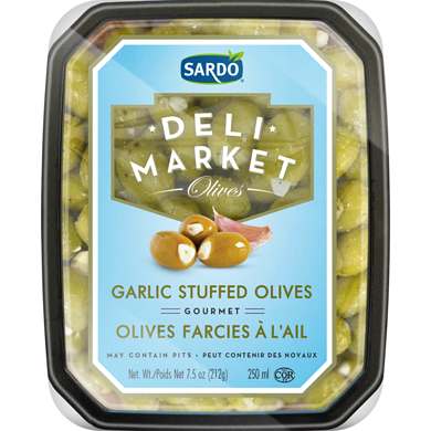 Sardo Garlic Stuffed Olives 375ml