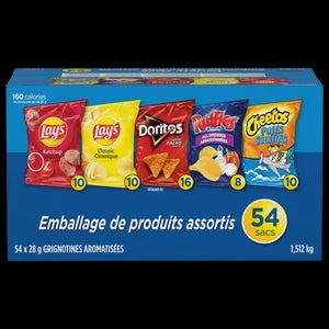 Frito Lay Chips Variety Pack 54 × 28 g