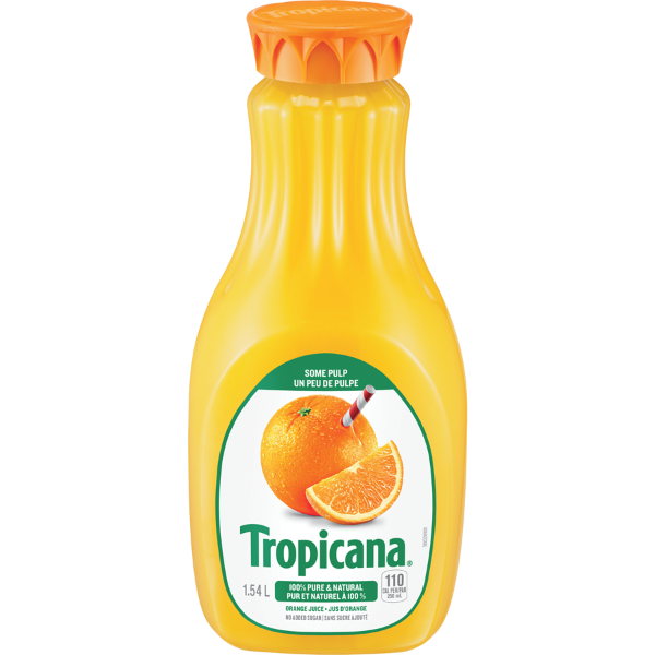 Tropicana Orange Juice Some Pulp 1.54l