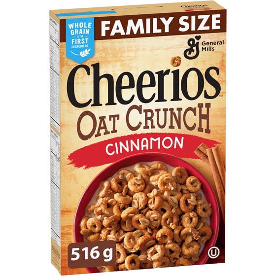 Cheerios Oat Crunch Cinnamon 516g