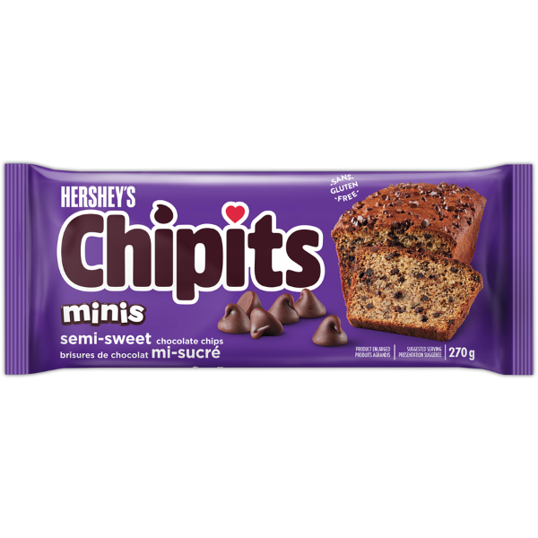 Hershey's Chipits Minis Semi-Sweet Chocolate Chips 270g