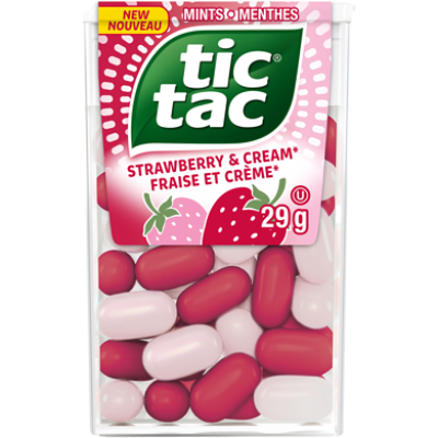 TicTac Strawberry & Cream 29g