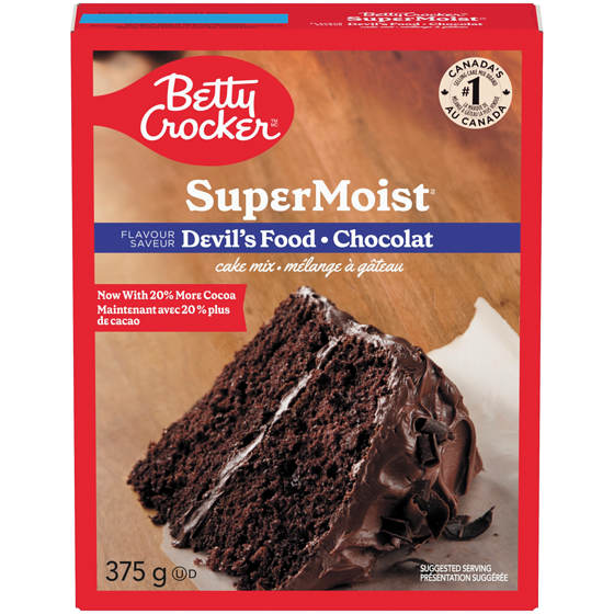 Betty Crocker Devil's Food SuperMoist Cake Mix 375g