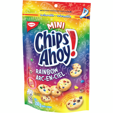 Christie Mini Rainbow Chips Ahoy Cookies 200g