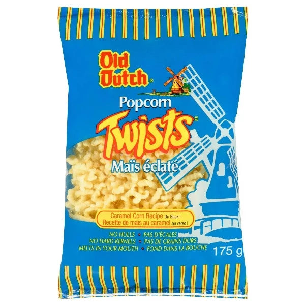 Old Dutch Popcorn Twists Puff Corn 175g
