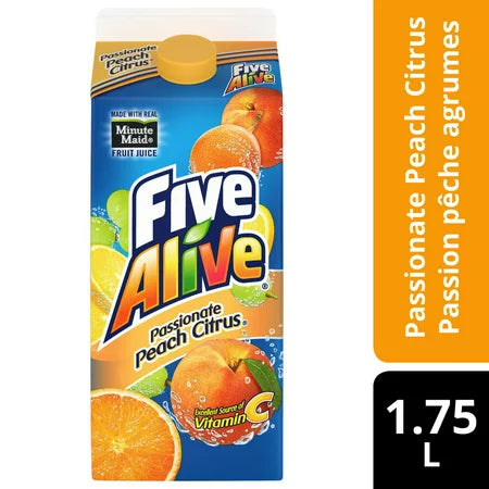 Five Alive Passionate Peach Citrus 1.75L