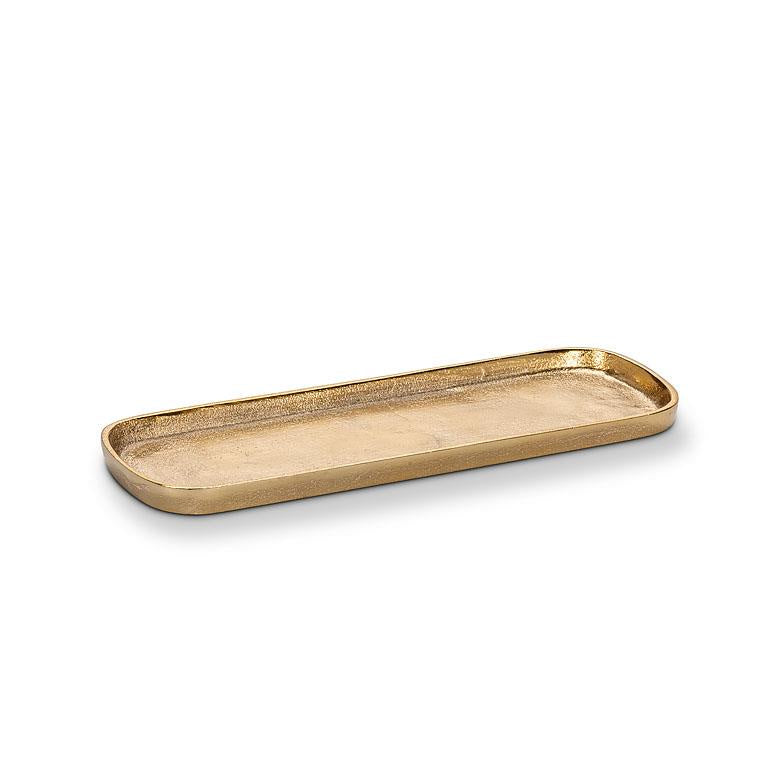 Abbott Med Oval Gold Tray