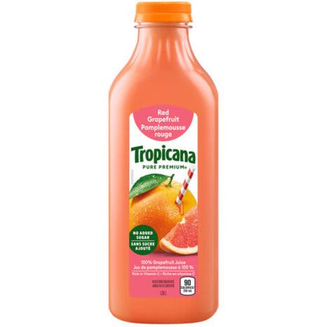 Tropicana Pure Premium Ruby Red Grapefruit Juice 1.36L