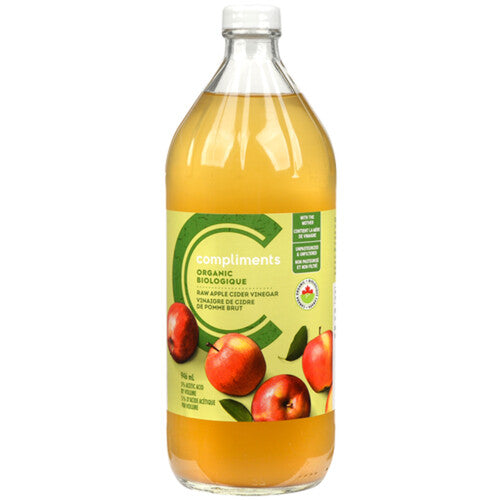 Compliments Organic Raw Apple Cider Vinegar 946ml