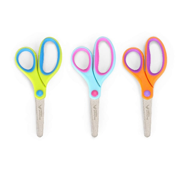 Blue Summit Comfort Grip Children Scissors 1 Count Assorted Colors