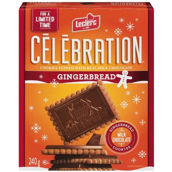 Celebration Gingerbread Milk Chocolate Top Cookie 240g