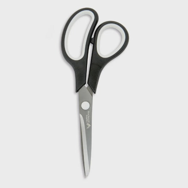 Blue Summit Titanium Scissors 8" Black/Gray