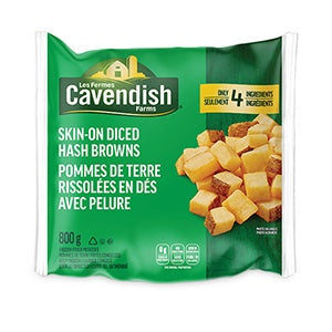 Cavendish Farms Skin On Diced Hash Browns 800 g