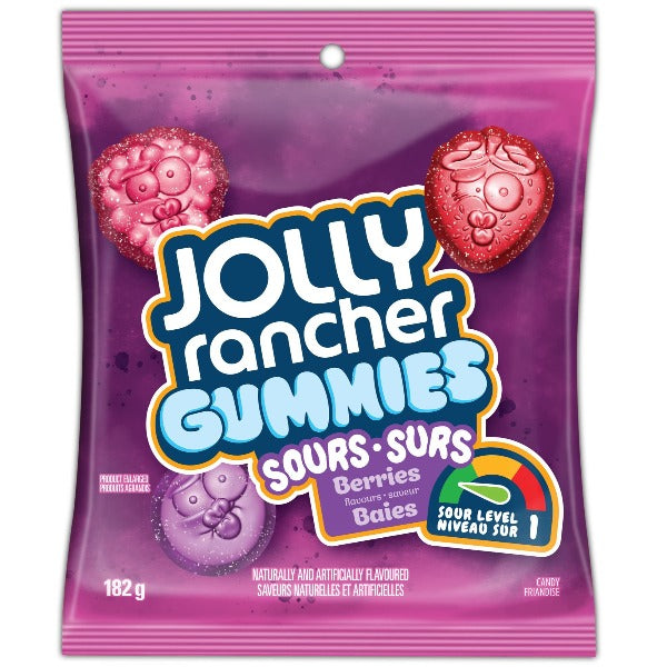 Jolly Rancher Gummies Sour Berries 182g