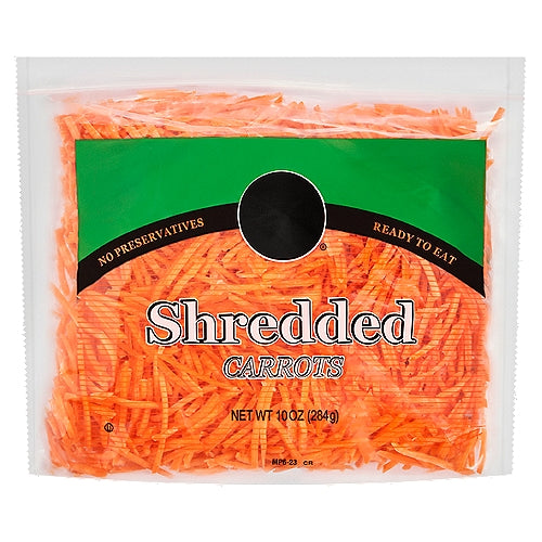 Frozen Shredded Carrots 10oz bag