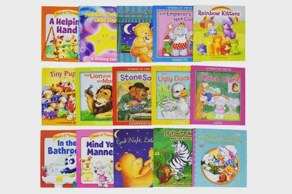 20 Children's Storybooks in Carrying Case