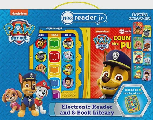 Paw Patrol Electronic Reader & 8 Book Library