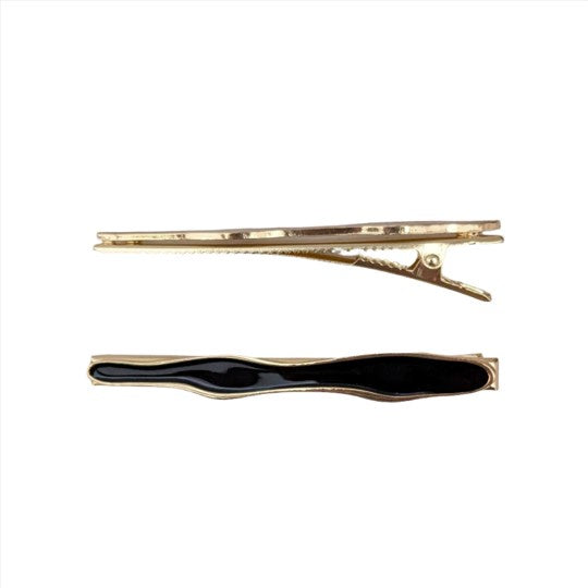 Vivente Wavy Alligator Clip Black AC218