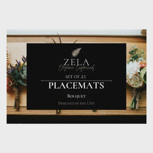 Zela Bouquet Placemats 25pk