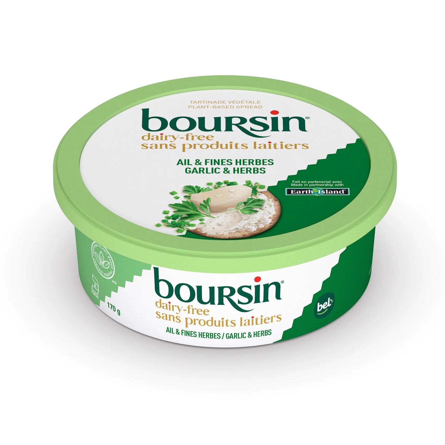 Boursin Garlic & Herbs Dairy Free Cheese 170g