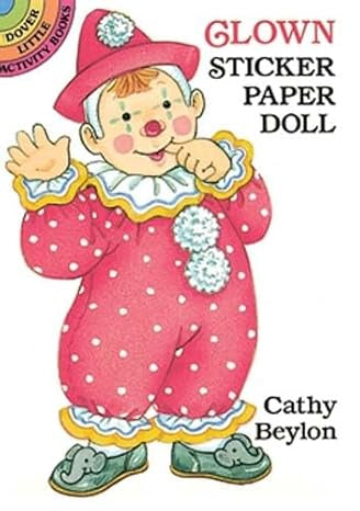 Dover Clown Sticker Paper Doll Activity Book