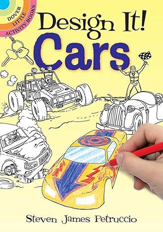 Dover Design It! Cars Activity Book