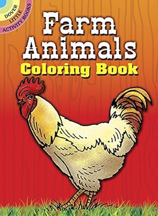 Dover Farm Animals Coloring Book