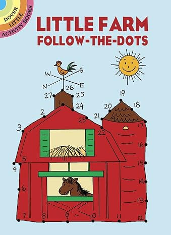 Dover Little Farm Dot-To-Dot Activity Book