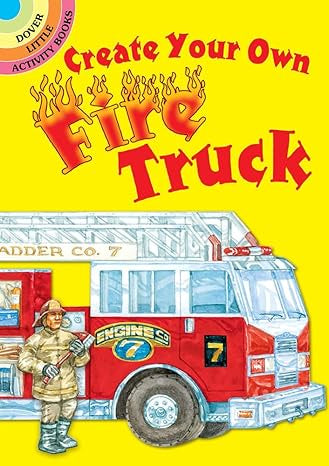 Dover Fire Truck Sticker Activity Book