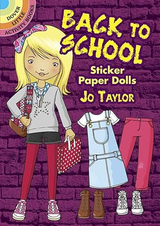 Dover Back to School Sticker Paper Dolls Activity Book