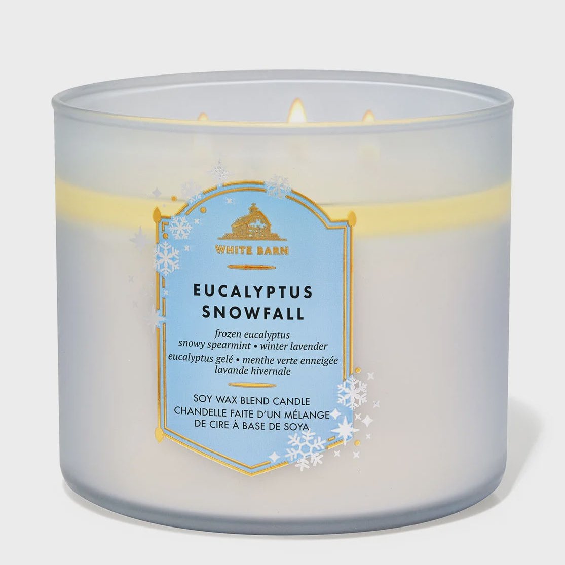 White Barn Eucalyptus Snowfall 3 Wick Candle 14.5oz