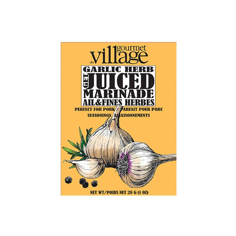 Gourmet Village Garlic Herb Marinade Seasoning