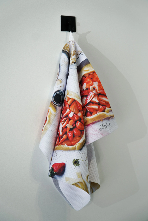 Zela Galette Waffle Microfiber Dishtowel