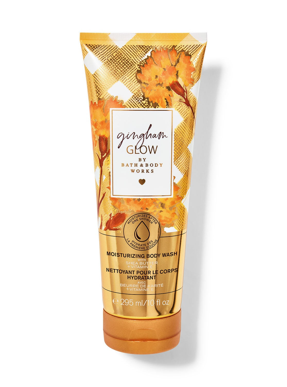 Bath & Body Works Gingham Glow Moisturizing  Body Wash with Shea Butter + Vitamin E 296 ml