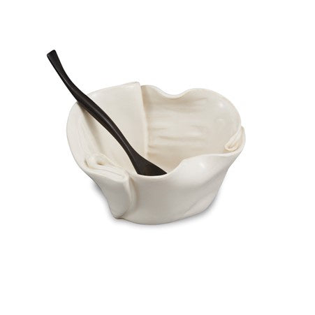 Hilborn Pottery Guacamole Bowl, Simply White