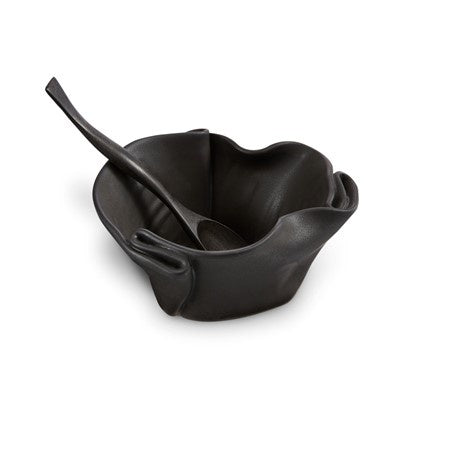 Hilborn Pottery Guacamole Bowl, Ebony