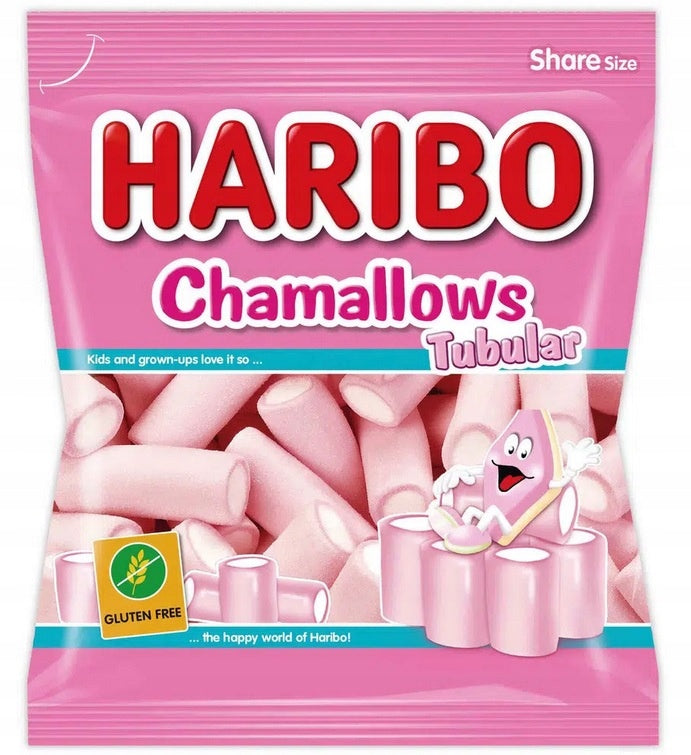 Haribo Charmallows Tubular Colours 90g