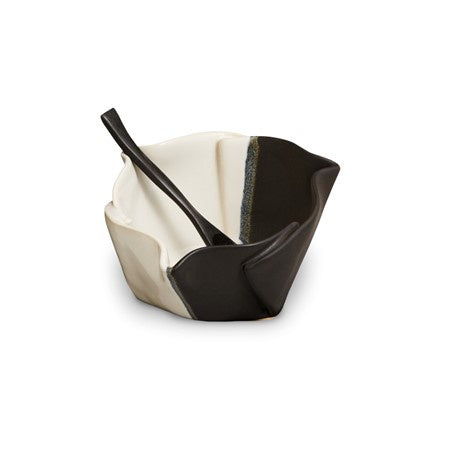 Hilborn Pottery Multi Purpose Pot, Black & White