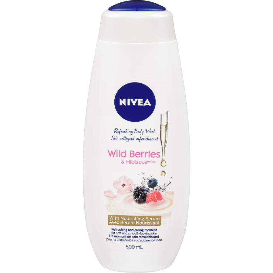 Nivea Refreshing Body Wash Wild Berries & Hibiscus 500ml