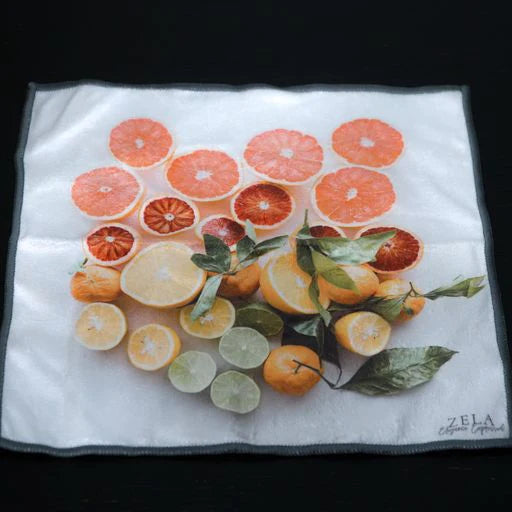 Zela Citrus Microfiber 10x10 Dish Cloth