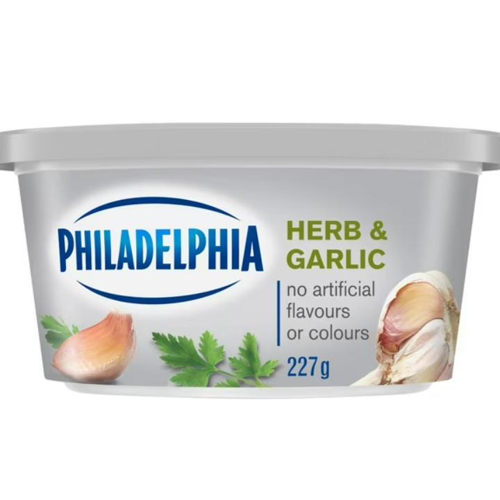 Philadelphia Herb & Garlic Spreadable Cream Cheese 227g